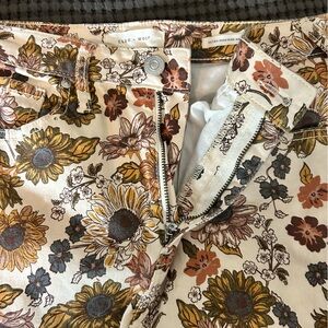 Cleo & Wolf Country Garden High Rise Jeans Size 29/27‎ Ankle